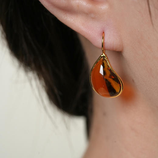 北京仓｜Loulou de la Falaise-AMBRE-琥珀金 耳环［法国设计师］ 商品图1