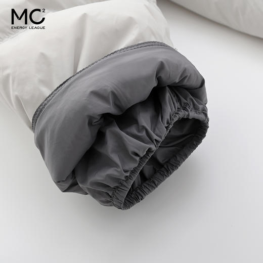 女装撞色连帽下摆长拉链设计短款羽绒服-1277Y5242004 商品图3