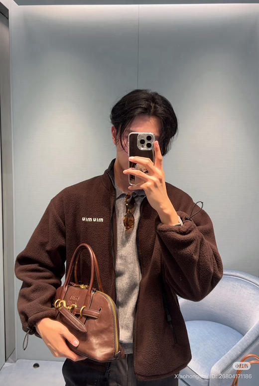 1013-7 排他性独家圆正miu独家专用摇粒绒 亲肤温润软摇粒绒 拉链运动衫 商品图6