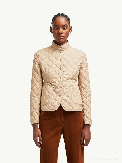 女款尼龙立领菱格羽绒服018 商品图3