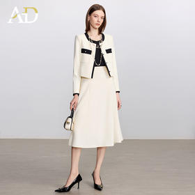 AD大方得体穿搭一整套2025新款职业装女秋季两件套装小香风外套