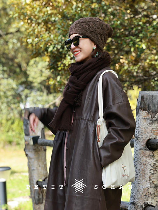 PETIT SCHAN小闪 #090 A Twisted Sense of Joy 开心麻花 牦牛绒骆驼绒混纺手纺纱手工编织冷帽 商品图2