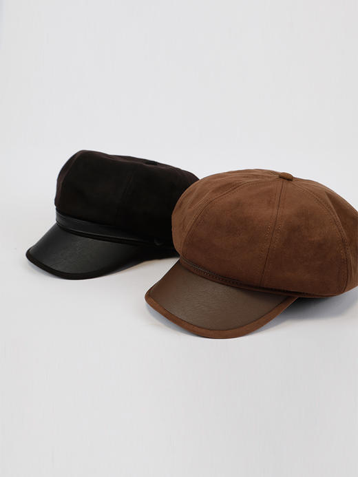 时尚拼接帽檐八角帽鸭舌帽-纪念日百货门店同款165345525 商品图0