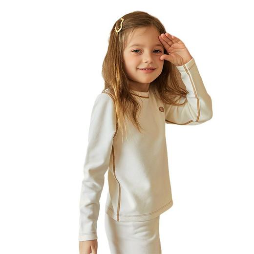 儿童秋冬德绒套装 男童女童家居服睡衣 秋衣秋裤保暖内衣宝保暖款 商品图3