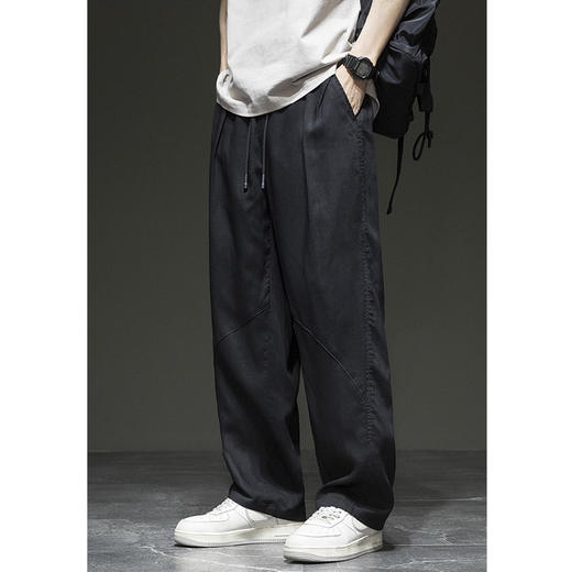 裁缝学苑MS12潮流百搭亚麻休闲裤纸样男士宽松直筒裤子打版裁剪样板 商品图6