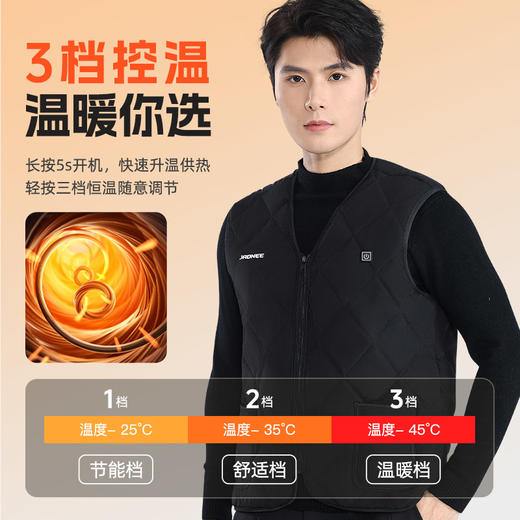 佳钓尼新品钓鱼马甲冬日坐钓必备3档调节，锁温保暖让你无惧冬日坐钓无忧 商品图3