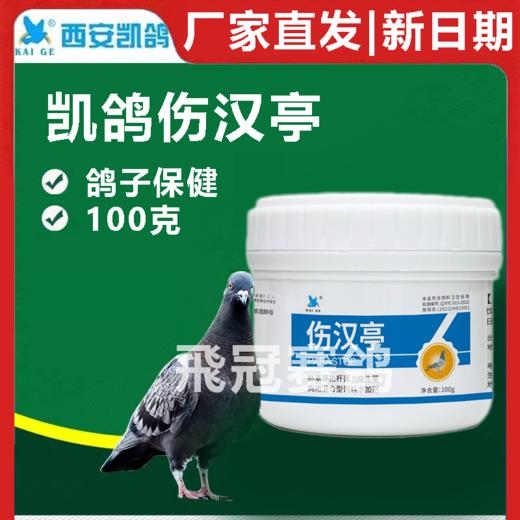 凯鸽伤汉亭伤寒停100克赛鸽信鸽子保健日常 商品图1