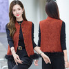 新中式国风夹棉马甲女冬季新款2025年韩版气质时尚优雅妈妈装背心 商品缩略图1