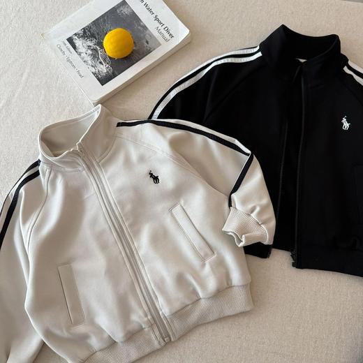 【秋冬儿童棒球服】洋气宝宝潮牌夹克 韩版潮儿童纯色开衫外套 商品图3