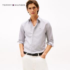 TOMMY 衬衫男  MW40181-0A4 藏青白条纹.