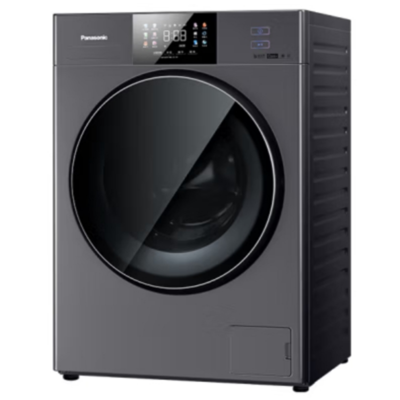 松下 洗衣机 XQG100-EG17B 10KG洗+7KG烘 滚筒 变频 一级能效 LED数码显示 不锈钢内筒