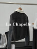 会员福利【精美刺绣牛仔】拉夏贝尔/La Chapelle高级感国风提花刺绣设计感牛仔外套撞色翻领夹克短外套 商品缩略图11