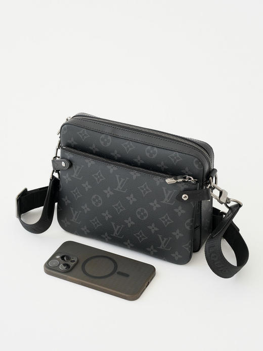 驴家黑灰拼花三合一Trio 邮差包（DG*MM） 商品图4