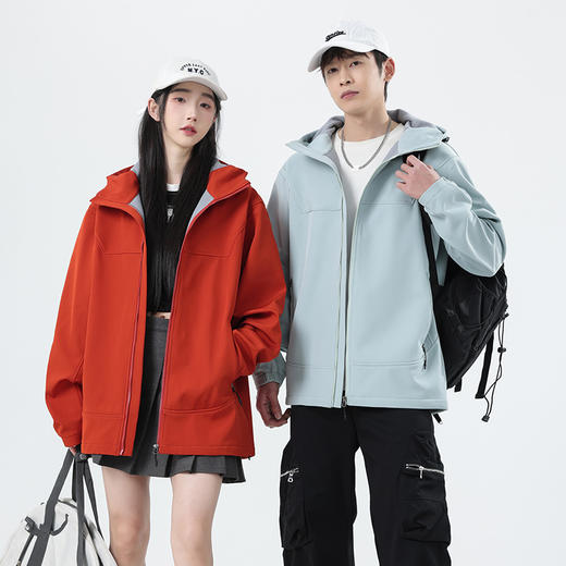 Schenvega 户外软壳外套 男女同款 加厚磨毛 多色可选 商品图2