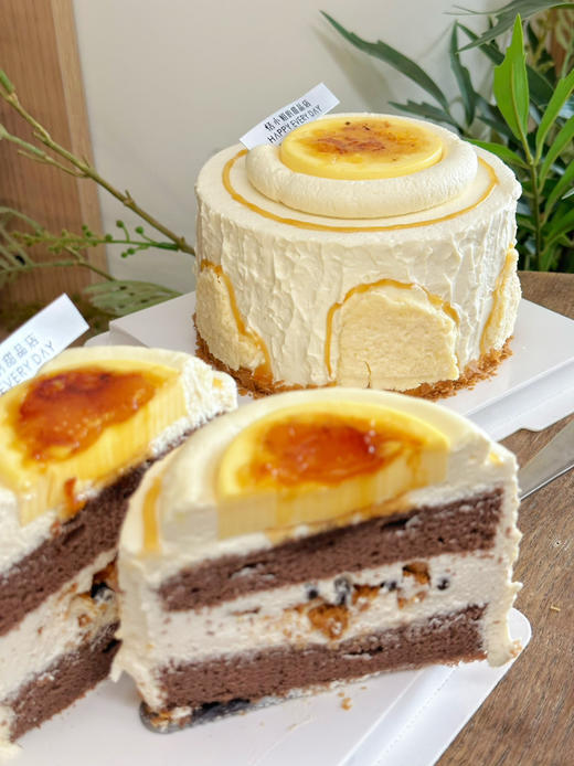 初秋的焦糖烤布雷奶皮子蛋糕 商品图4