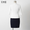 艾尚臣高级感职业套装女西装连衣裙时尚工装酒店前台两件套工作服 商品缩略图4