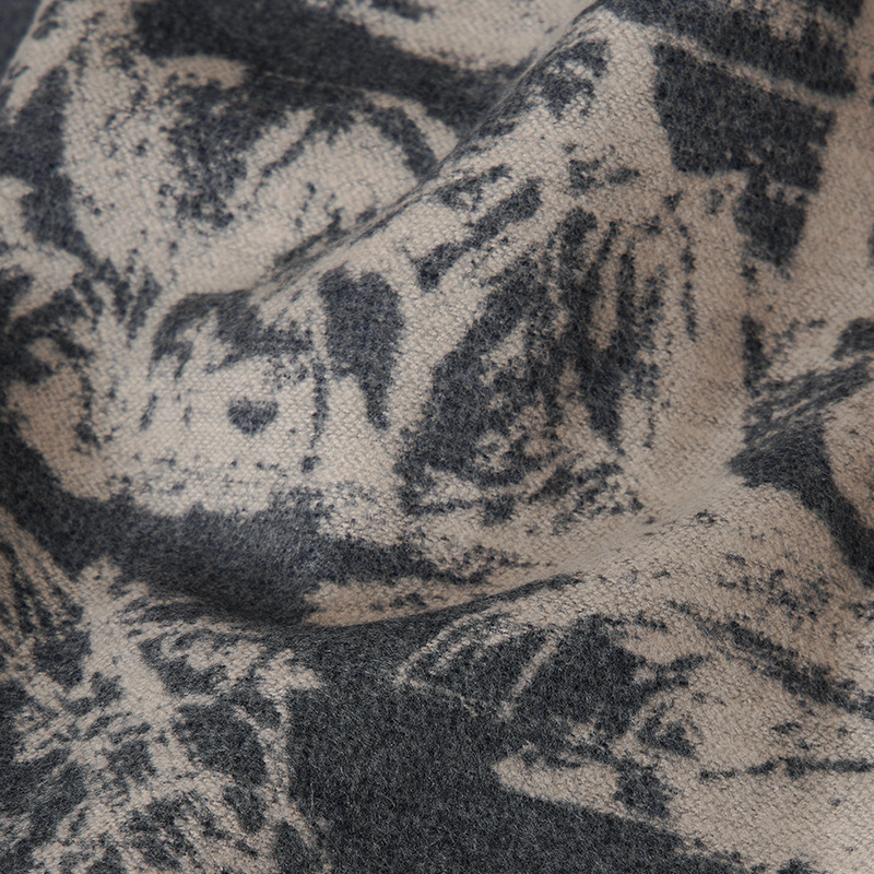 青云染ClouDyeing[绒雾]真丝拉绒百分百桑蚕丝围巾披肩