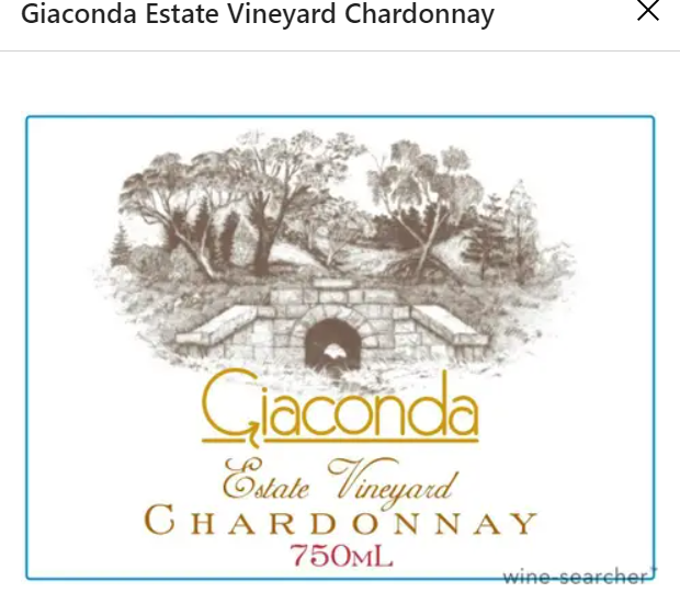 Giaconda Estate Vineyard Chardonnay吉宫酒庄庄园系列霞多丽白葡萄酒2023【Y】