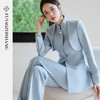 FUYAO扶摇 新中式西装套装女秋冬季老钱风女装高级感改良西服上衣 商品缩略图2