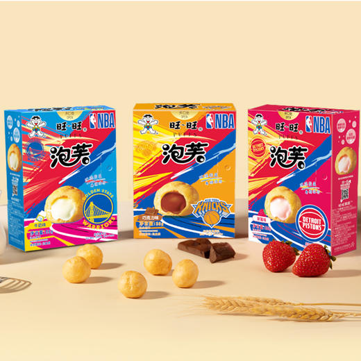 旺旺×NBA联名款泡芙 56g 商品图3