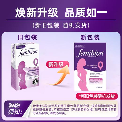 【保税】波兰版 伊维安（Femibion） 孕妇活性叶酸 0段/1段/2段/3段（含碘） 商品图3