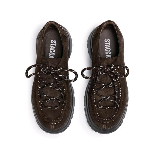 【云粉节】【思加图】BF楼思加图2025新款马戏团复古袋鼠鞋厚底增高休闲单鞋女鞋子EFU44吊牌价1490 商品图1