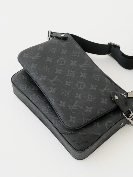 驴家黑灰拼花三合一Trio 邮差包（DG*MM） 商品图8