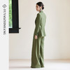 FUYAO扶摇 绿色系西装套装女2025新款高级感休闲宽松垂感西服外套 商品缩略图4