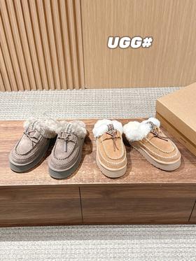 UGG 阿尔派系列羊皮毛一体拖鞋（XR）
