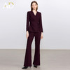 AD高端羊毛职业西装套装女2025新款绑带西服外套高级感ol职业装秋 商品缩略图1