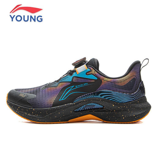 李宁鲲鹏3男女中大童专业跑步鞋新款防泼水运动鞋YKFV140-5 商品图0