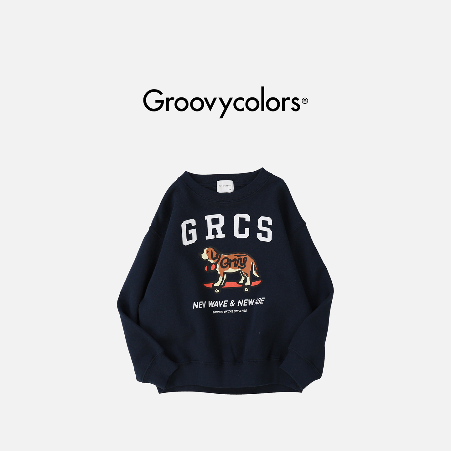 日本GC童装 Groovycolors GRCS 滑板小狗卫衣