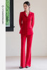 FUYAO扶摇 中国红西装套装女2025新款醋酸正装晚宴年会主持人穿搭 商品缩略图5