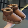 小黄鸭冬季儿童雪地靴防水男女童时尚短靴子宝宝加绒保暖棉鞋小孩防滑靴25-36（尺码偏小拍的一码） 商品缩略图4