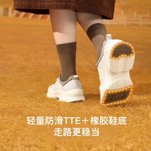 Pansy盼喜女鞋休闲运动鞋一脚蹬轻便妈妈鞋秋厚底增高舒适鞋HD4190 商品图3