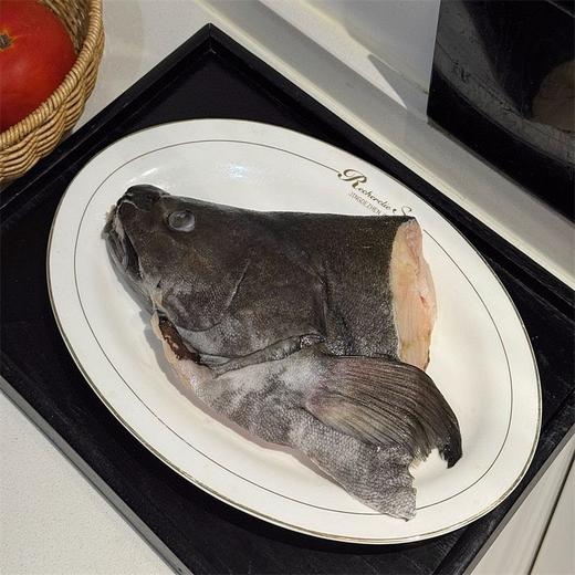 深海黑鳕鱼头肉质厚实油脂丰富海域干净厨房小白也能轻松拿捏800g/袋 商品图1