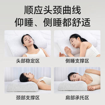 睡眠博士（AiSleep）泰国乳胶枕 94%天然乳胶 泰国进口成人护颈椎枕头 深睡专用波浪枕 /床上用品 /枕头 /乳胶枕 商品图5