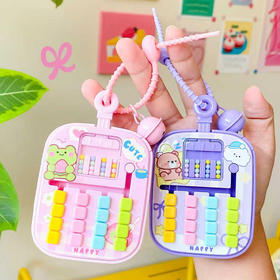 缤纷彩珠分色华容道钥匙扣-纪念日百货门店同款165945256