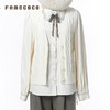 Famecoco范可儿文艺复古马夹百搭V领刺绣叠穿马甲坎肩FAB6CA006 商品缩略图3