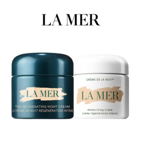LA MER 海蓝之谜日晚霜套组 面霜60ml+晚霜60ml A-5874 （效期28-4及以后）