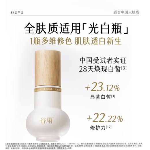 【周四限定】【重磅新品】谷雨实验室系列美白精华光感美白淡斑匀透精华液 分肤定制 分层焕白 商品图8