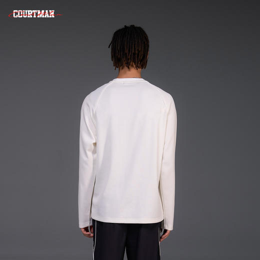COURTMAN野球帝速干凉感运动长袖T恤秋季新款宽松情侣投篮服国潮 商品图4