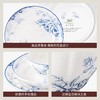 【6F】玛戈隆特水岸花影餐具套装家用骨瓷乔迁礼物新婚结婚碗碟套装高级28头 商品缩略图4