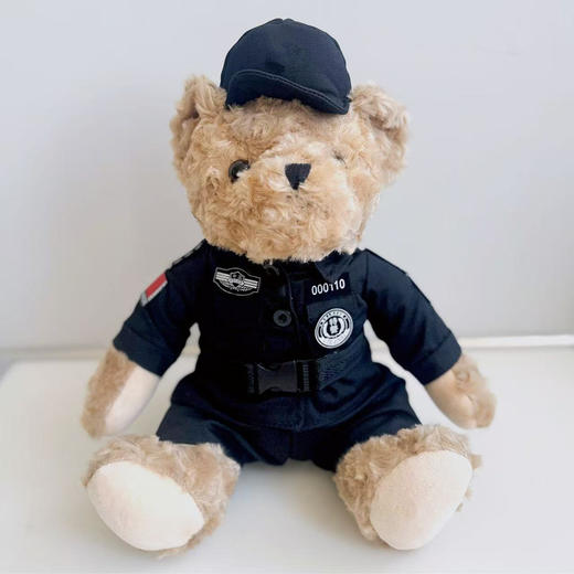 帅帅哒泰迪熊特警款（高约30厘米）（支持定制） 商品图4