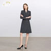 AD灰色羊毛西装连衣裙气质女神范高端职业装西服裙子总裁工作服 商品缩略图1