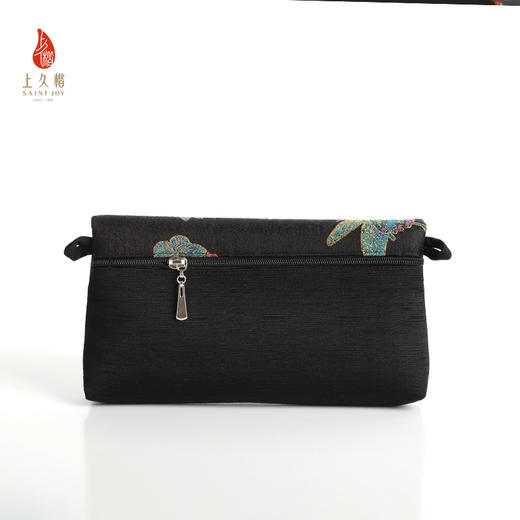 SAINTJOY/上久楷宋锦斜背包 晴春蝶戏图 彩黑金 XB3B095208001 商品图1