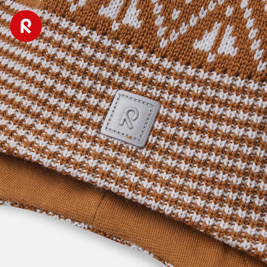 芬兰reima2025秋冬新款男女中小儿童羊毛保暖舒适运动花色针织帽 商品图3