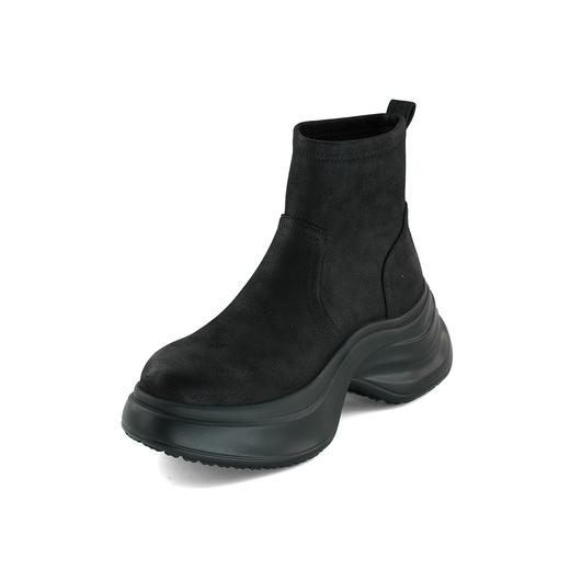 Westory2025年冬季休闲厚底舒适弹力包腿短靴W25DS85511 商品图5