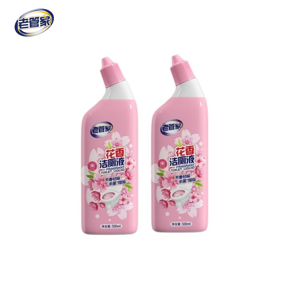 【自营】 老管家 花香洁厕液 高级香氛 浓稠啫喱 持久挂壁 500ml*2