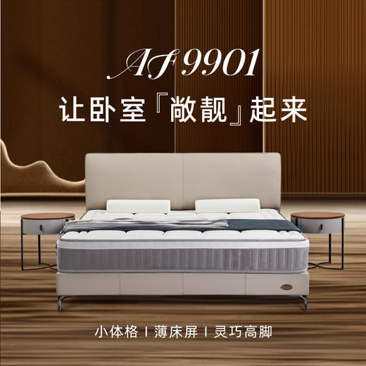 AF9901真皮床架 商品图0
